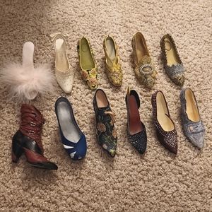 Just the Right Shoe figurines and misc ones in huge variety 12 total